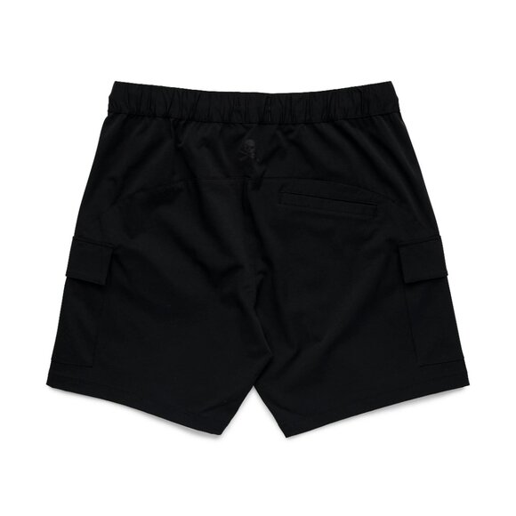 Surfside Supply Black Drawstring Tech Cargo Short - Picture 2 of 2